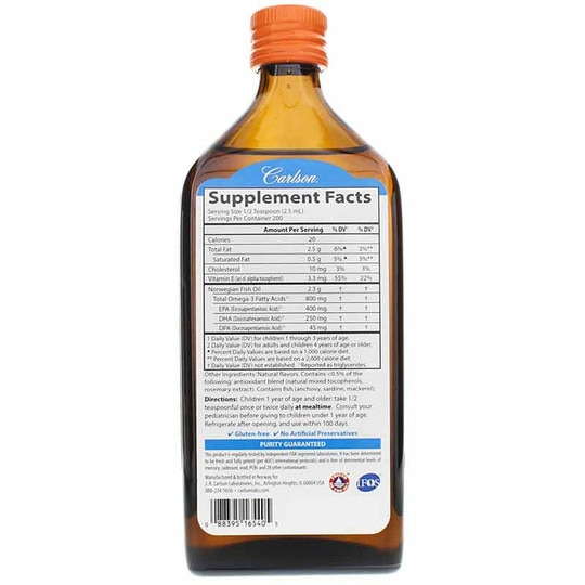 Kid's Fish Oil 800 Mg Omega-3s Orange, CL